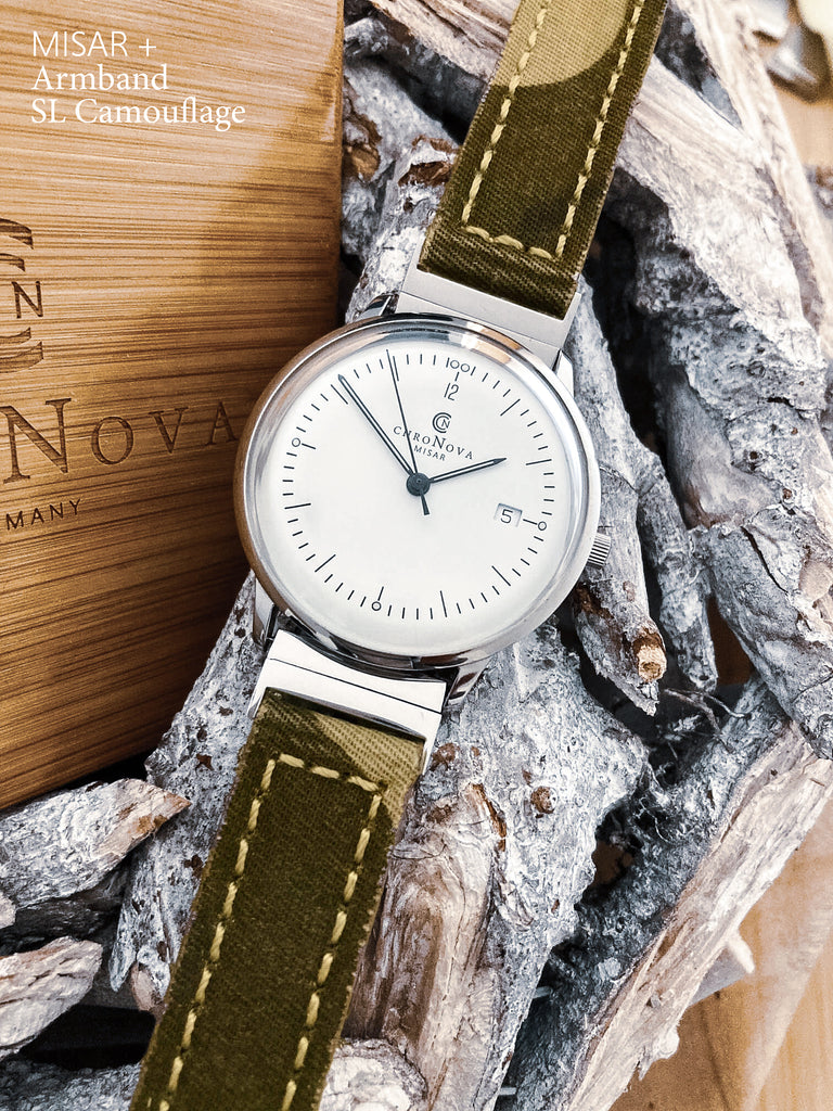 CHRONOVA MISAR FabCamouflage - Lederarmband