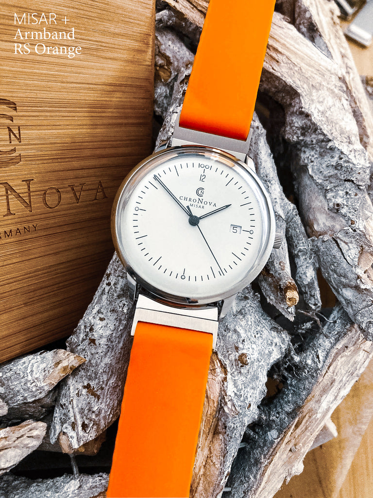 CHRONOVA MISAR OrangeStar - Silikonarmband