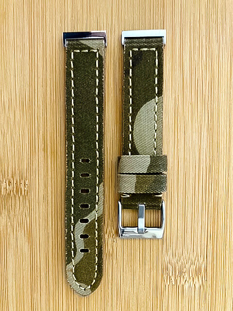 CHRONOVA FabCamouflage - Lederarmband 