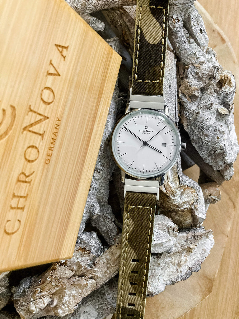 CHRONOVA LALANDE FabCamouflage - Lederarmband