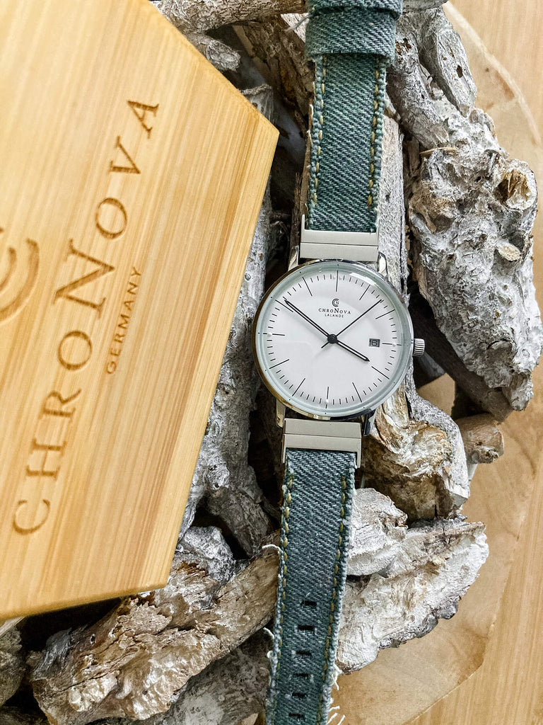 CHRONOVA LALANDE FabDenim - Lederarmband