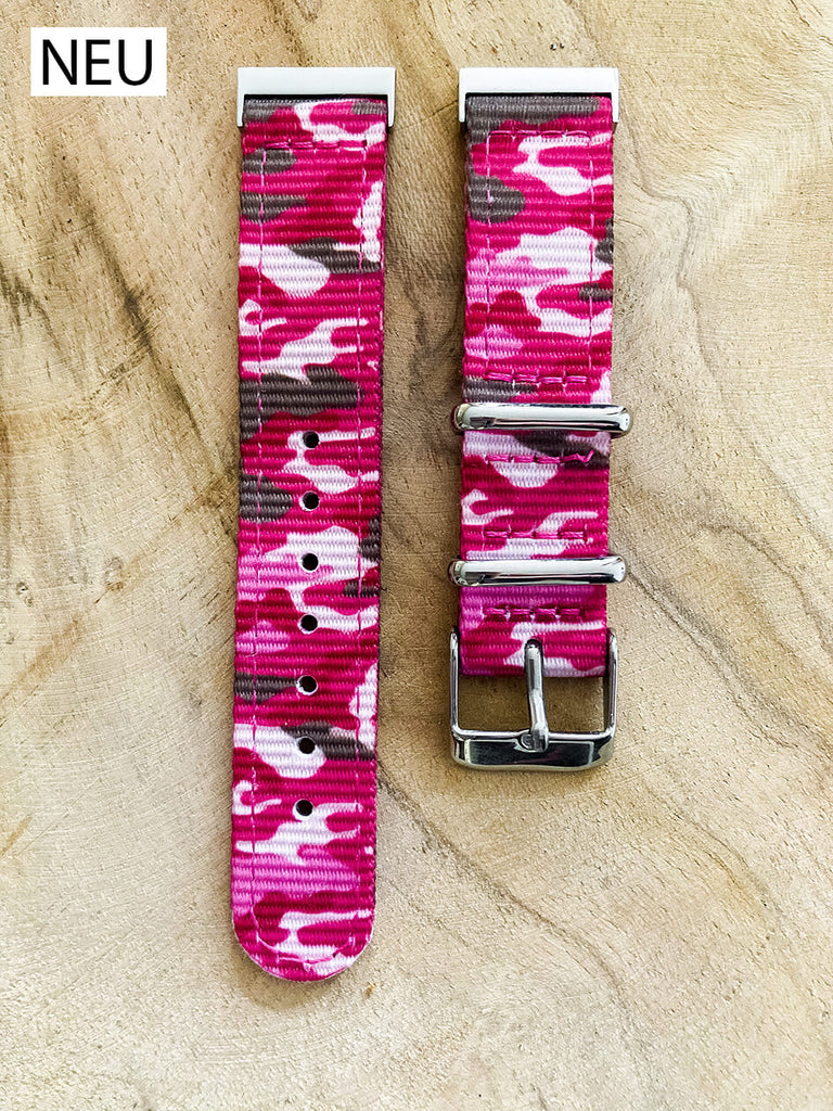 CHRONOVA PinkCamouflage - Nylonarmband