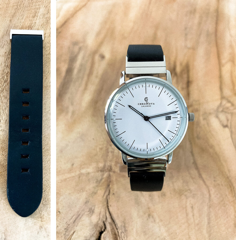 CHRONOVA LALANDE Quarz - STYLE: VintageBlack-Armband