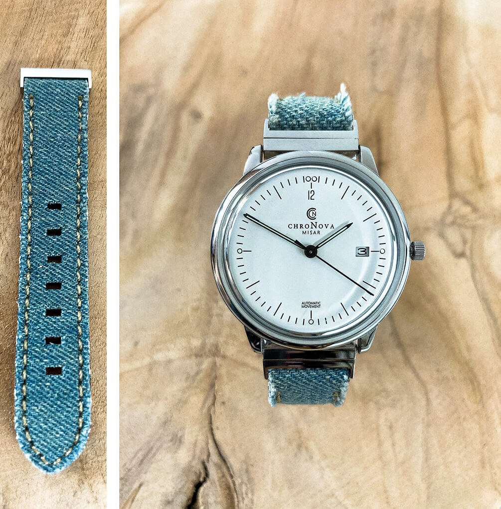 CHRONOVA MISAR Automatic - STYLE: Denim-Armband