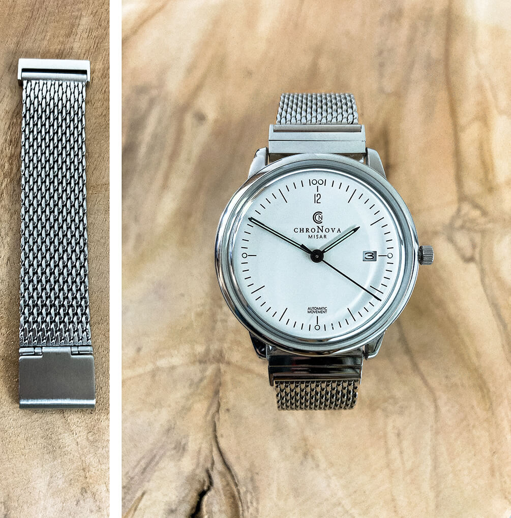 CHRONOVA MISAR Automatic - STYLE: Mesh-Armband