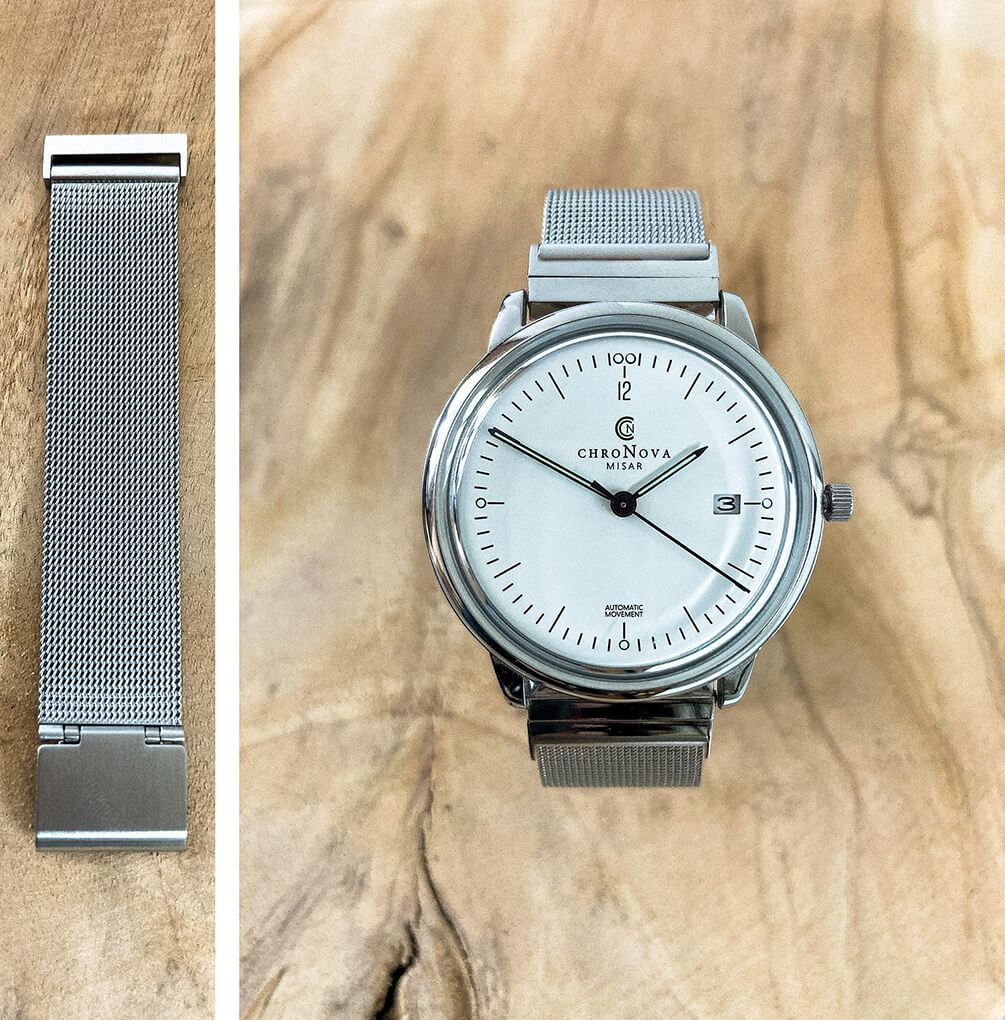 CHRONOVA MISAR Automatic - STYLE: Milanese-Armband