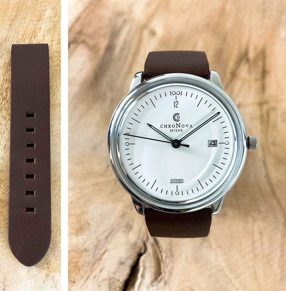 CHRONOVA MISAR Automatic - PURE: VintageChocolate-Armband